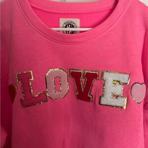 Pink Love sweatshirt